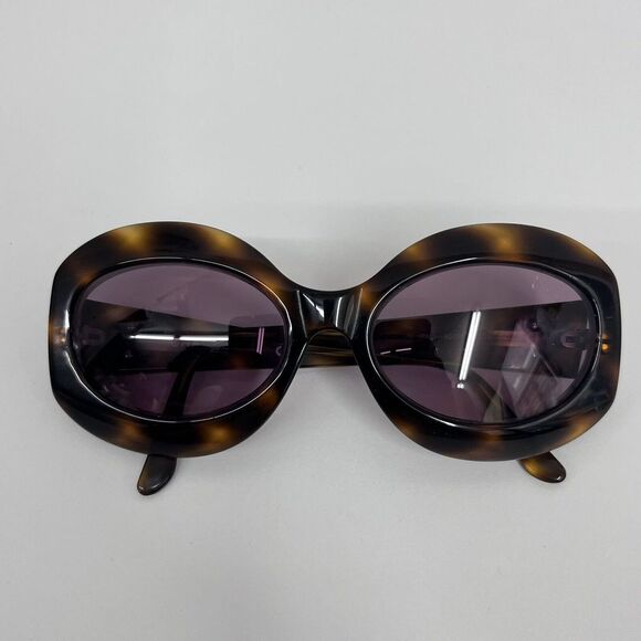 Chanel Sunglasses 10151 91235 Brown‎ Tortoise Tone CC Logo Chanel Quilted Case - Picture 5 of 9